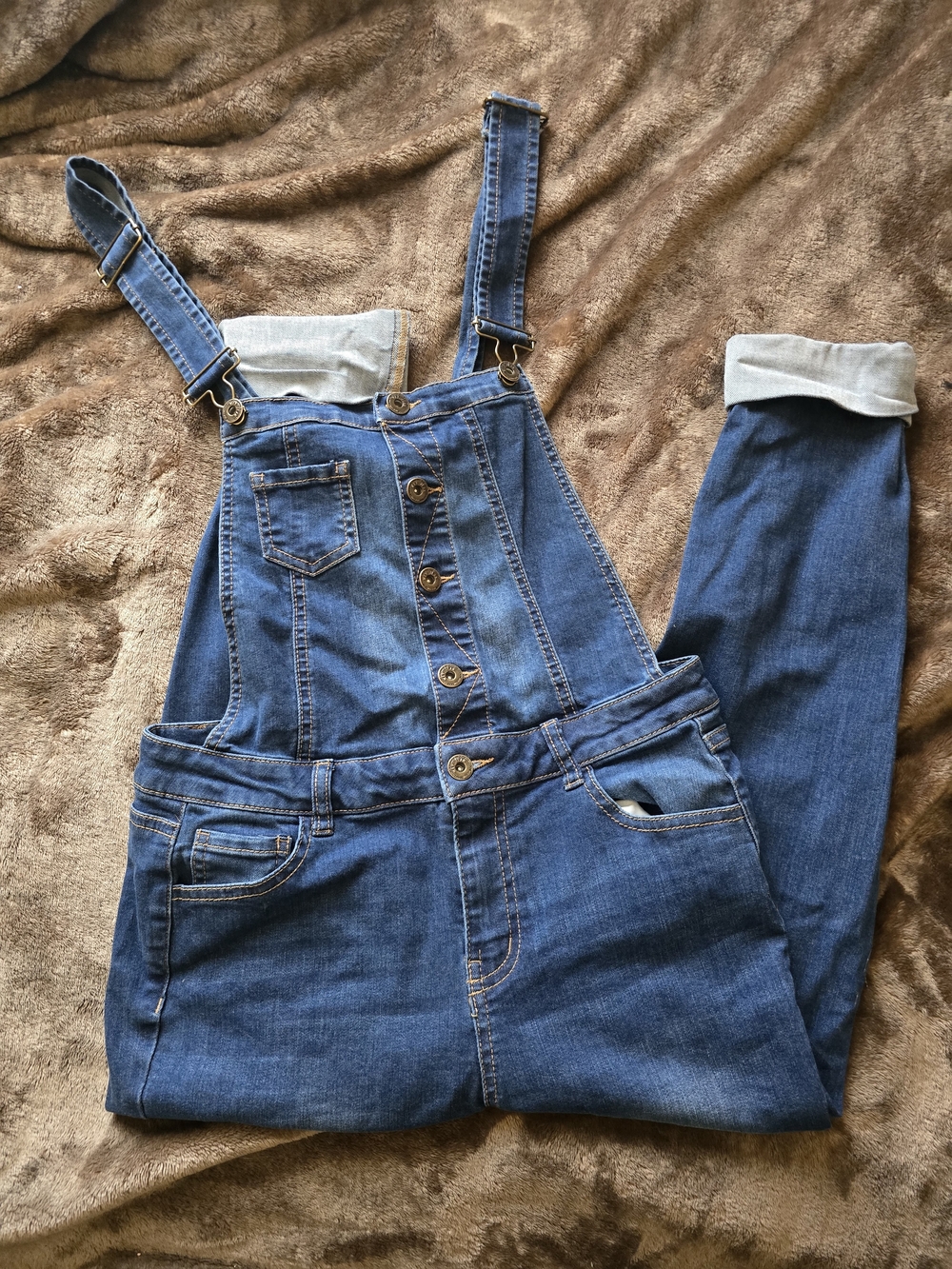 Wax Jean Classic Blue Denim Overalls
